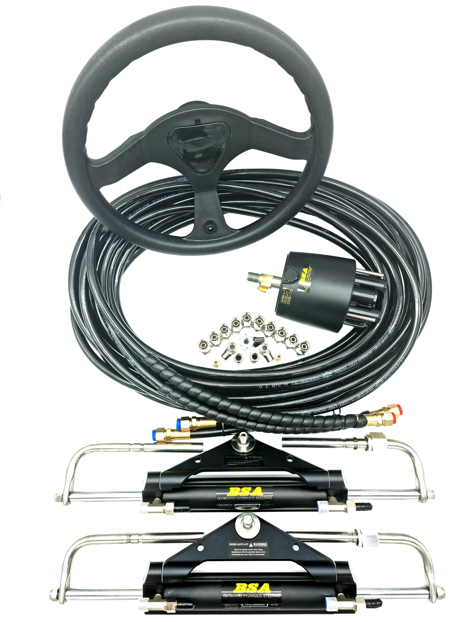 Twin Outboard Hydraulic Steering Up To Total 300HP