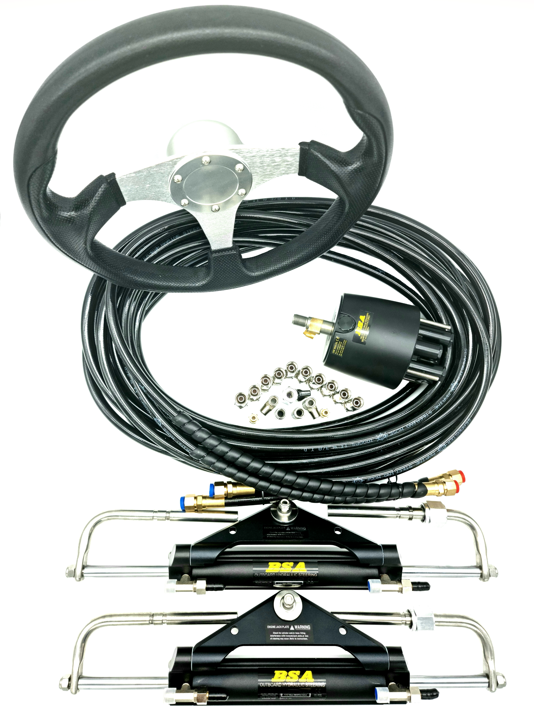 Twin Outboard Hydraulic Steering Up To Total 300HP