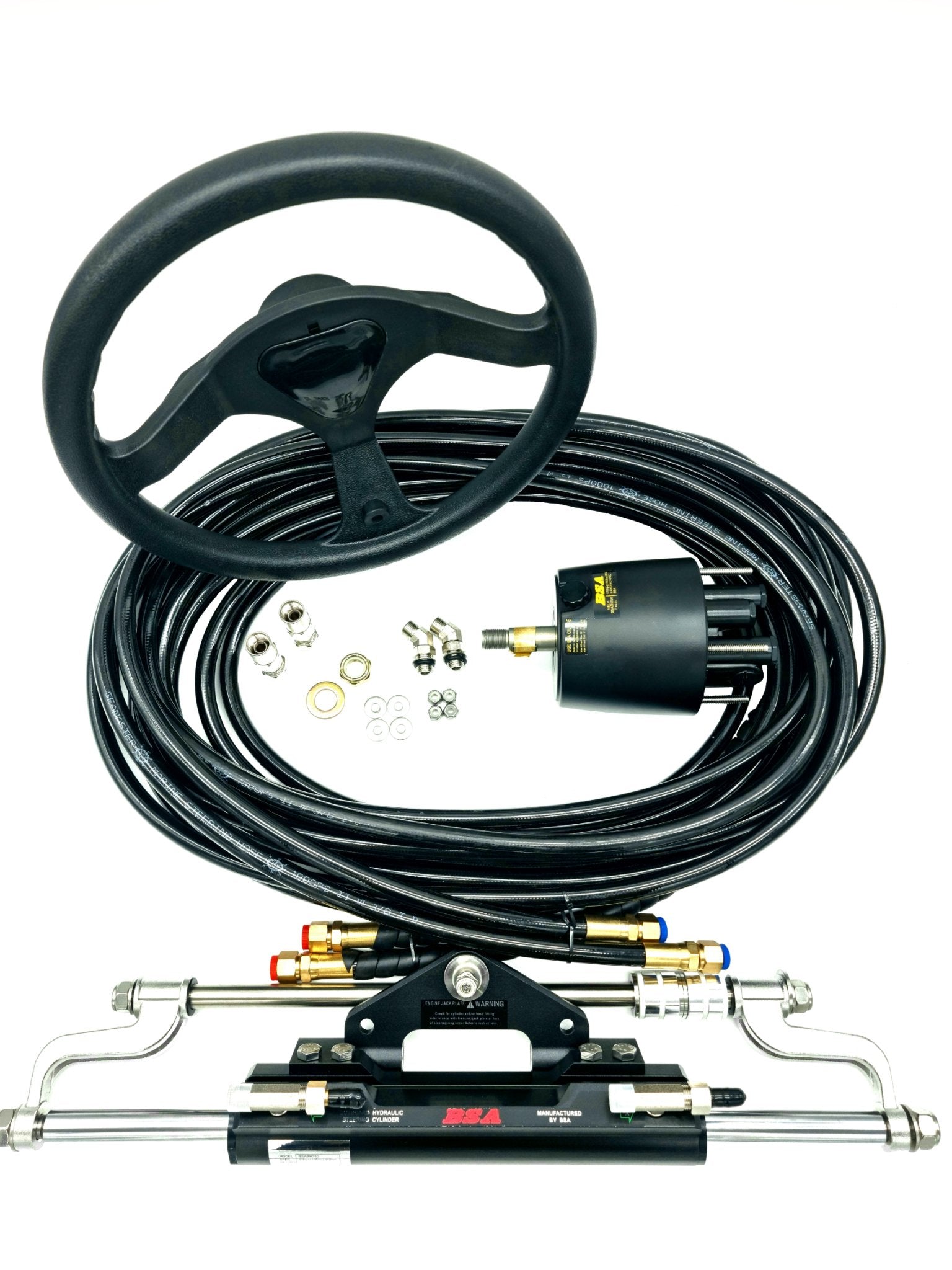 Hydraulic Outboard Heavy Duty Steering Up To 300HP - Boat Steering Australia