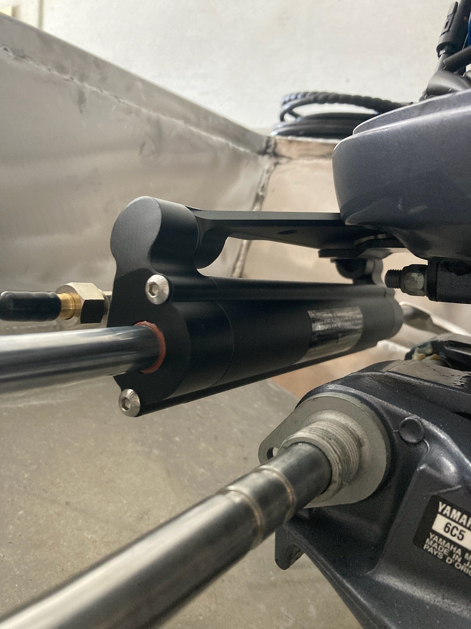 Twin Helm Hydraulic Outboard Motor Steering Kit up to 150HP - Boat Steering Australia