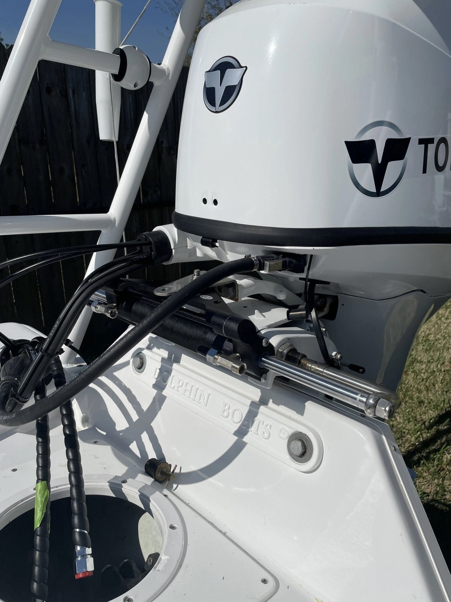 Twin Helm Hydraulic Outboard Motor Steering Kit up to 150HP - Boat Steering Australia