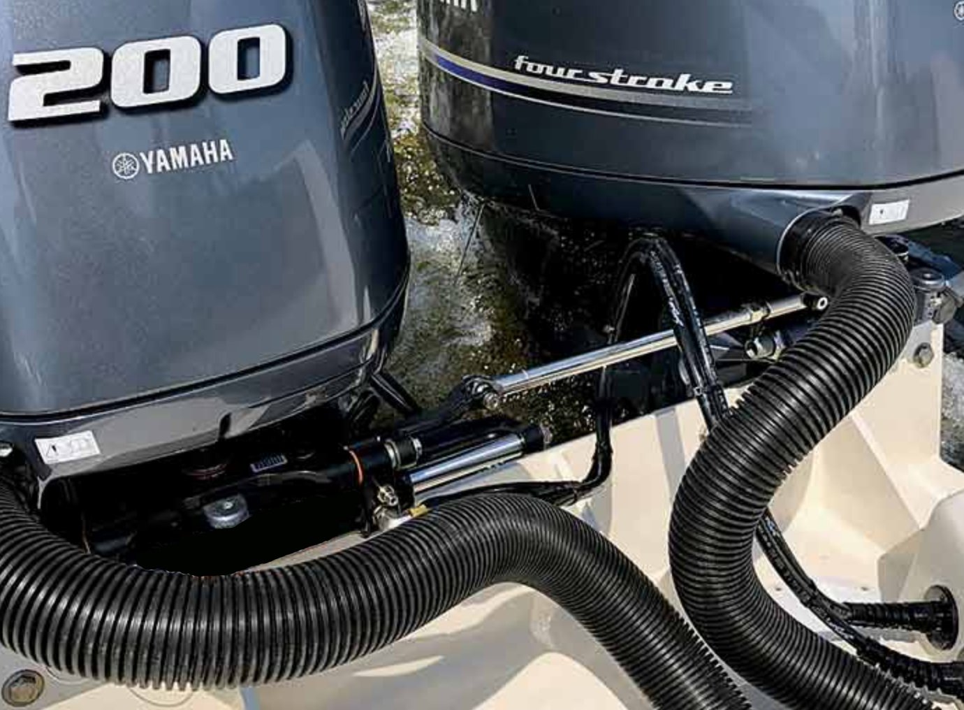 Twin Outboard Hydraulic Steering Up To Total 300HP - Boat Steering Australia