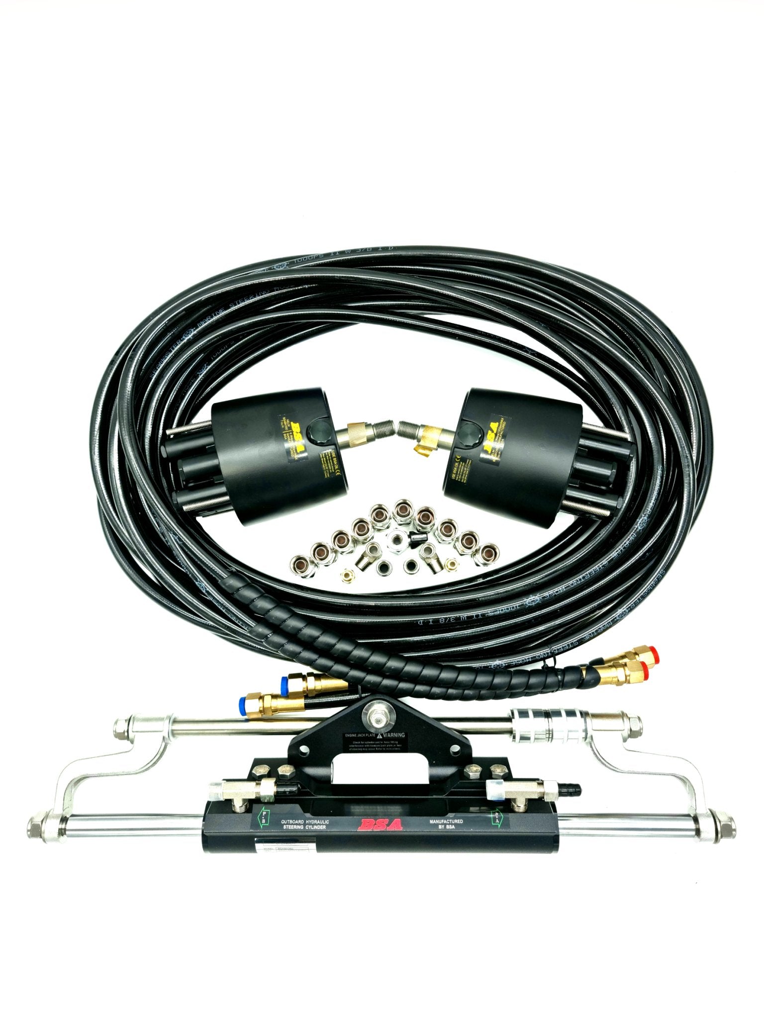 Twin Helm Hydraulic Outboard Motor Steering Kit up to 300HP - Boat Steering Australia